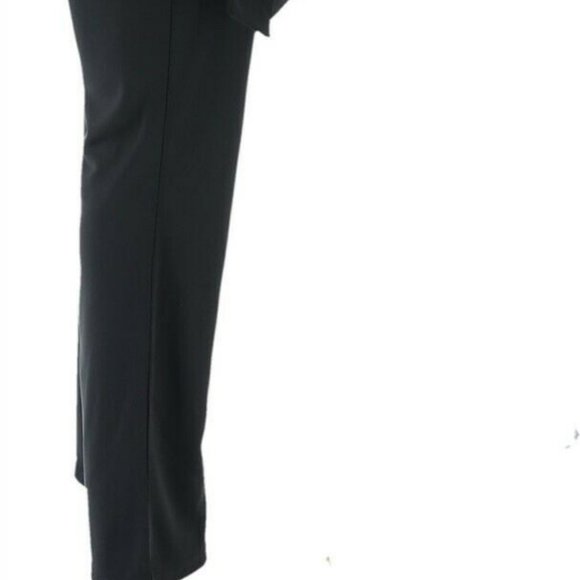 NWT H BY HALSTON WRAP‎ V-NECK TIE WAIST JUMPSUIT - Picture 7 of 15